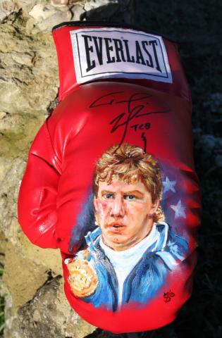 boxing glove, Tommy Morrison, sports memorabilia 